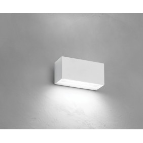 Applique BRIK mono direzionale a parete Bianca LED 4000K 15W NOBILE BA20/1A/4K/W
