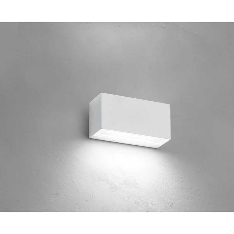 Applique BRIK mono direzionale a parete Bianca LED 4000K 15W NOBILE BA20/1A/4K/W