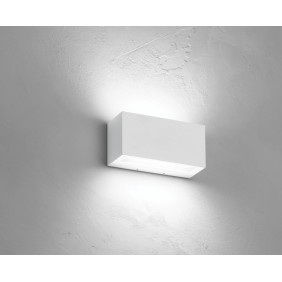 Applique BRIK bidirezionale a parete Bianca LED 4000K 2x15W NOBILE BA20/2A/4K/W