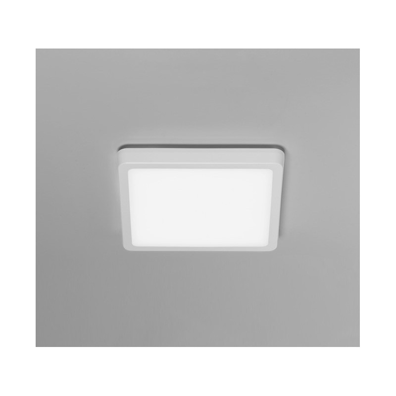 Plafoniera quadra PLI installazione a parete e a plafone LED 4000K 18W NOBILE PLIS28/4K