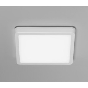 Plafoniera quadra PLI installazione a parete e a plafone LED 4000K 24W NOBILE PLIS33/4K