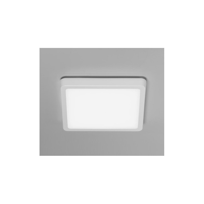 Plafoniera quadra PLI installazione a parete e a plafone LED 4000K 24W NOBILE PLIS33/4K