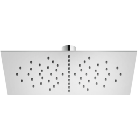 Soffione per doccia a snodo quadrato 200x200mm Nobili Carlo AD139/117CR