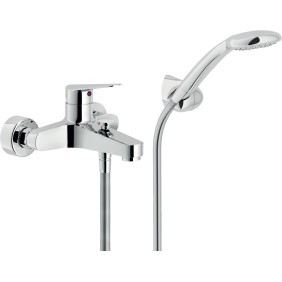 Kit doccia con miscelatore lavabo e soffione Nobili Carlo BS101110CR