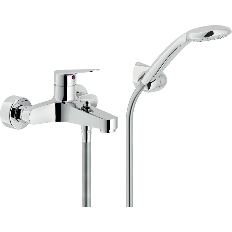 Kit doccia con miscelatore lavabo e soffione Nobili Carlo BS101110CR