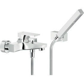 Kit doccia con miscelatore lavabo e soffione Nobili Carlo SE124110CR