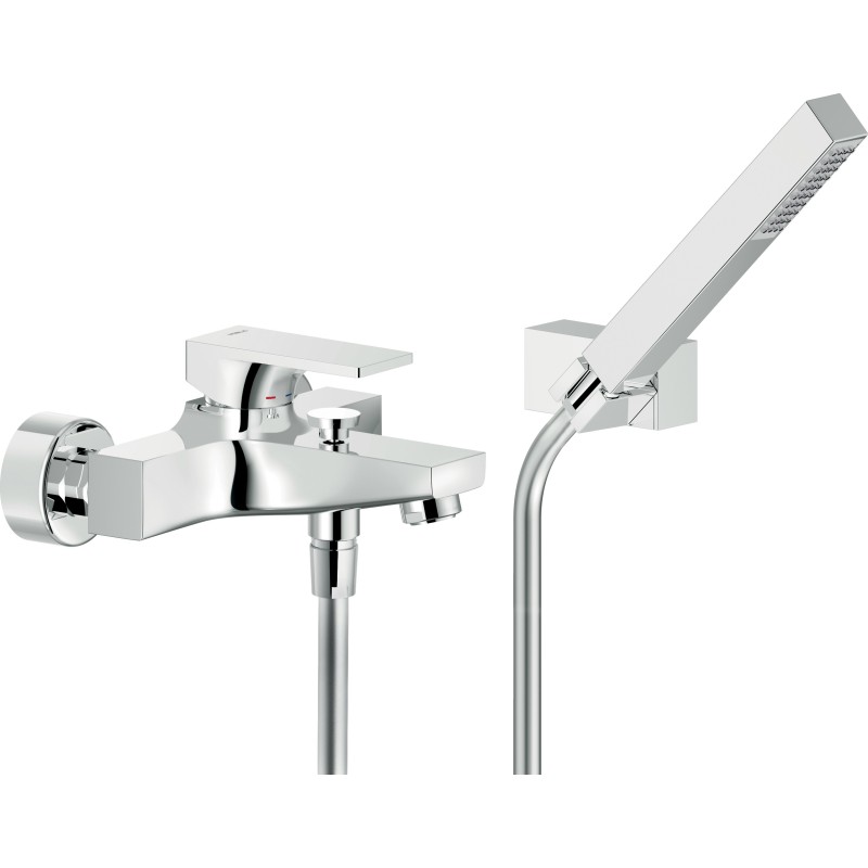 Kit doccia con miscelatore lavabo e soffione Nobili Carlo SE124110CR