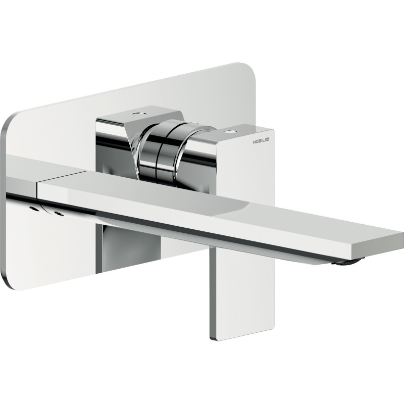 Miscelatore lavabo a parete con bocca lunga Nobili Carlo SE124198/1CR