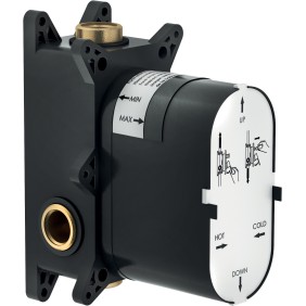 Corpo da incasso per miscelatore a 2 vie Nobili Carlo WE81100