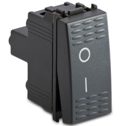 Interruttore 2P - 16AX 250V grigio -Sistema Modo