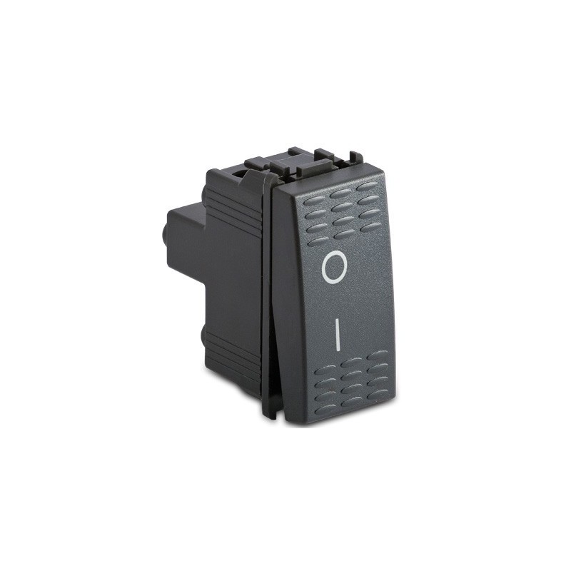 Interruttore 2P - 16AX 250V grigio -Sistema Modo