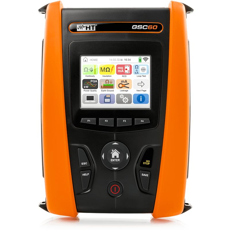Strumento multifunzione verifica sicurezza elettrica e consumi con PQA GSC60 HT HV000060