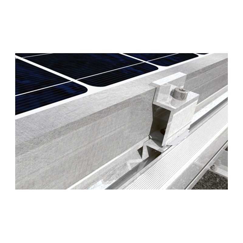 Morsetto Finale in Alluminio per Fotovoltaico con Cornice Fischer PM F30