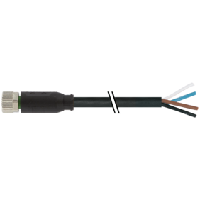 Connettore M8 4 poli femmina 4x0.25mmq lungo 5 metri Murr Elektronik 7000080616110500
