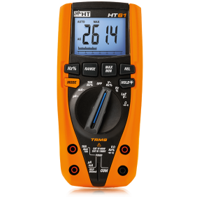Multimetro digitale TRMS 6000 punti Corrente AC/DC 10A HT61 HT HR000003