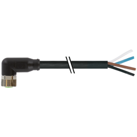 Connettore M8 4 poli femmina 4x0.25mmq curva a 90 gradi Murr Elektronik 7000081016110500