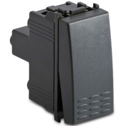 Pulsante 1P NA - 16A 250V grigio -Sistema Modo