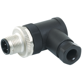 Connettore M12 5 poli Maschio 5x0.75mmq curva a 90 gradi Murr Elektronik 7000128810000000