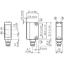 Dimensioni Sensore fotoelettrico a riflessione fino a 5 metri GL6-P4111 Sick 1050706