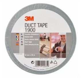 Nastro adesivo Argento 50mm x 50m DUCT TAPE 1900 3M 7000032383