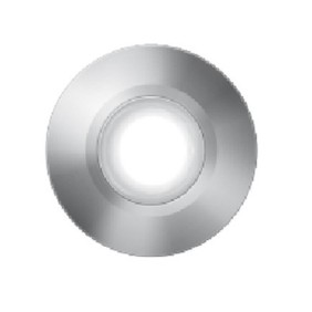 Faretto ad incasso LED 3000K Cromo per esterni EYES BASIC A 1.2W SIDE E900-M-LBC