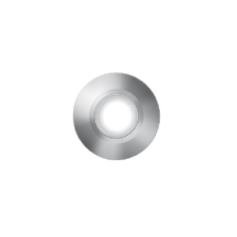 Faretto ad incasso LED 3000K Cromo per esterni EYES BASIC A 1.2W SIDE E900-M-LBC