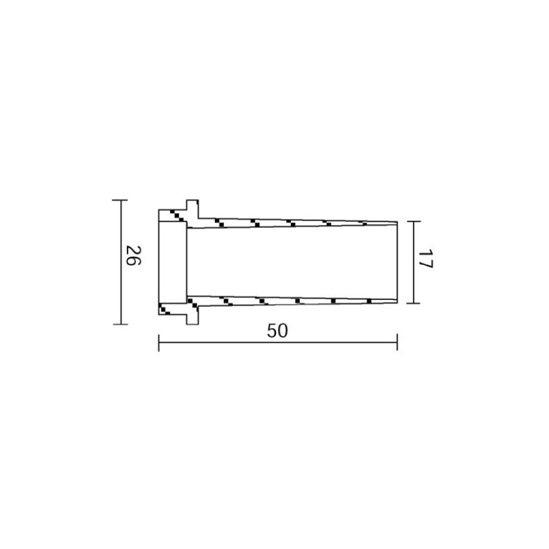 Cassaforma per incasso a parete Faretti EYES BASIC A SIDE 186-5