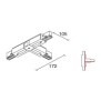 Congiunzione a T Bianca 380V 16A per Binari SITRACK SIDE 990291