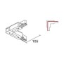 Congiunzione a 90 gradi Bianca per Binari SITRACK 380V 16A TERRA SX SIDE 990791
