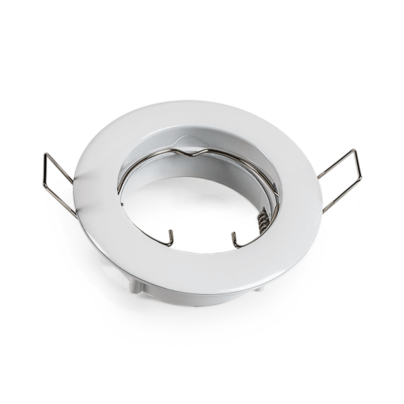 Faretto ad incasso Bianco LED 50W 230V IP20 per lampade GU10 LAMPO DIKF230/BI/SL