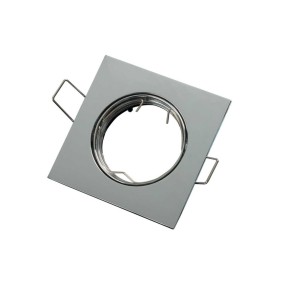 Faretto ad incasso orientabile quadrato Cromo LED 50W 230V IP20 per lampade GU10 LAMPO DIKORSQ230/CR/SL