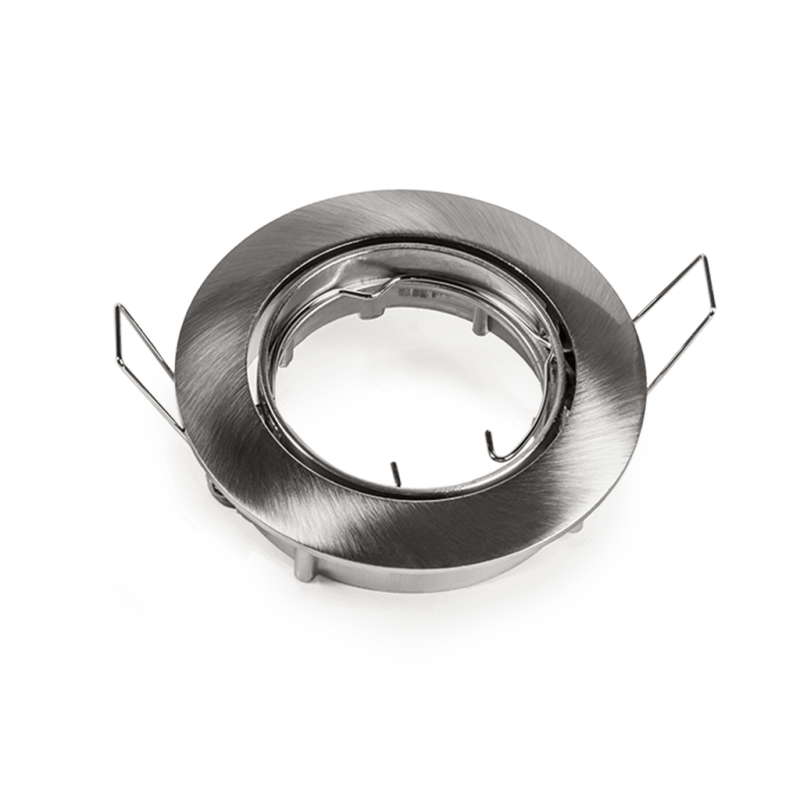 Faretto ad incasso orientabile Inox LED 50W 230V IP20 per lampade GU10 LAMPO DIKOR230/IN/SL