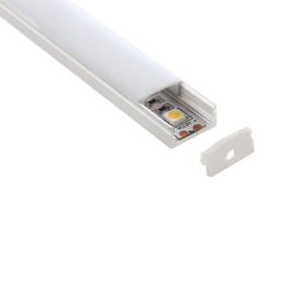 Kit profilo in alluminio superficie di 2 metri per strisce led Lampo PRKITSUP