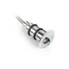 Faretto ad incasso Argento con palpebra LED 6400K 1W 350mA IP66 LAMPO EYELED/SI/BF