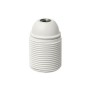 Portalampada termoplastico filettato con attacco E27 Bianco Lampo S900F/BI