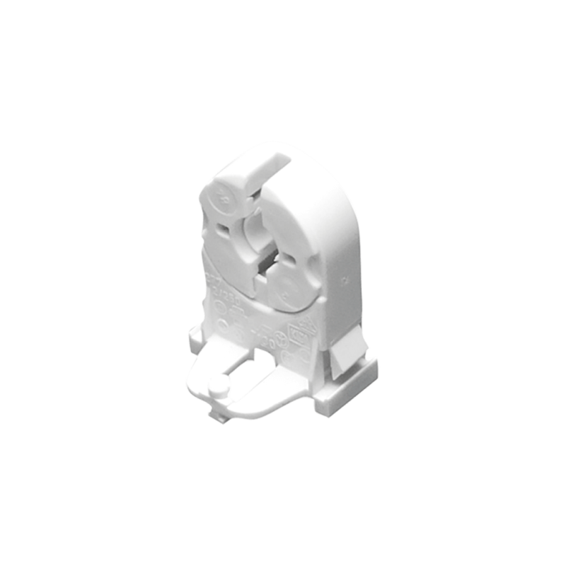 Portalampada G13 a fissaggio con viti o a scatto Bianco Lampo W0203