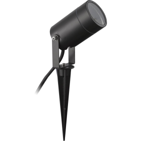 Proiettore da giardino orientabile Nero 230V IP65 per lampade GU10 LAMPO GARDENGU10NE