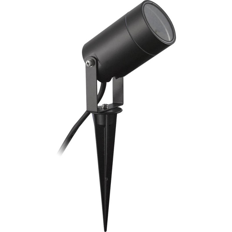 Proiettore da giardino orientabile Nero 230V IP65 per lampade GU10 LAMPO GARDENGU10NE