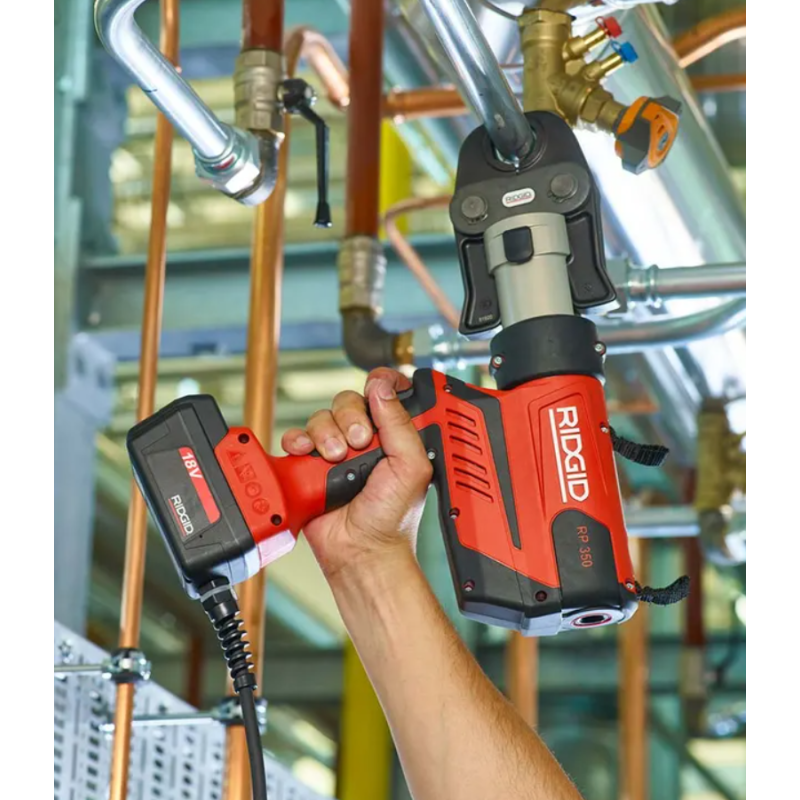 Applicazione pressatrice con cavo di 5 metri RP350 senza ganasce 230V Ridgid 67123