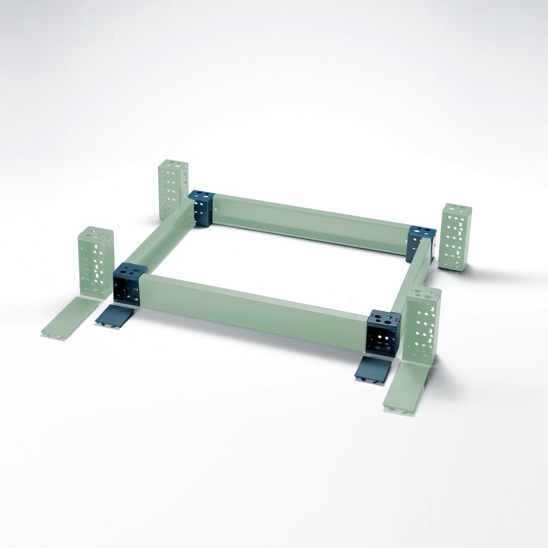 Angolari universali in acciaio per zoccoli modulari alti 100mm Eta EUZE-A100