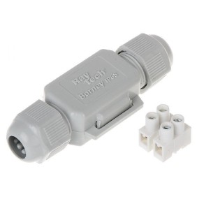 Mini giunto pre-riempito in gel con connettore IP68 Raytech FRED