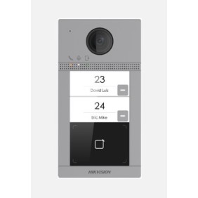 Videocitofono WiFi IP in metallo per esterni 2MP HD IP65 2 pulsanti HIKVISION 305303623