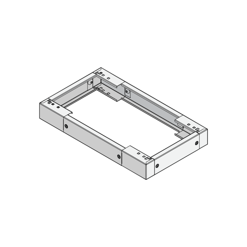 Zoccolo componibile per armadi in acciaio 600x600mm Zanardo DRC603