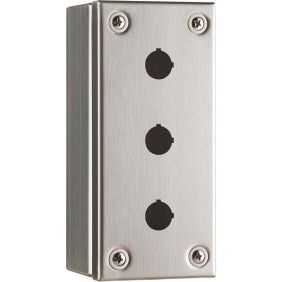 Pulsantiera Inox monoblocco per quadri  IP66 100x100x90mm ZANARDO ES-PU10109/1A