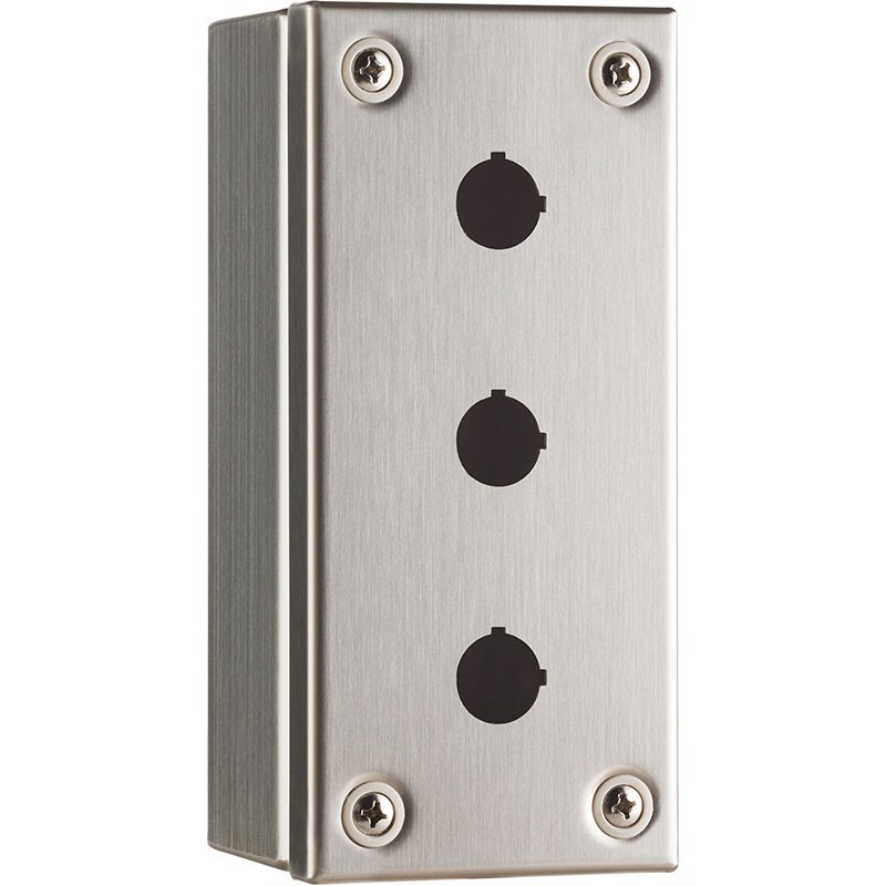 Pulsantiera Inox monoblocco per quadri IP66 100x160x90mm ZANARDO ES-PU16109/2A