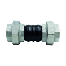 Giunto elastico per acqua in ghisa e EPDM 1" FF 200mm FERRARI 070351/E