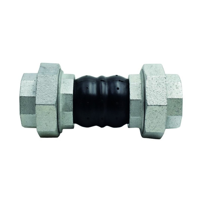 Giunto elastico per acqua in ghisa e EPDM 1"1/4 FF 200mm FERRARI 070352/E