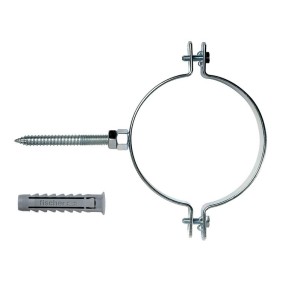 Collare per tubi CPE-SL 160 con viti e tassello Fischer 00507449
