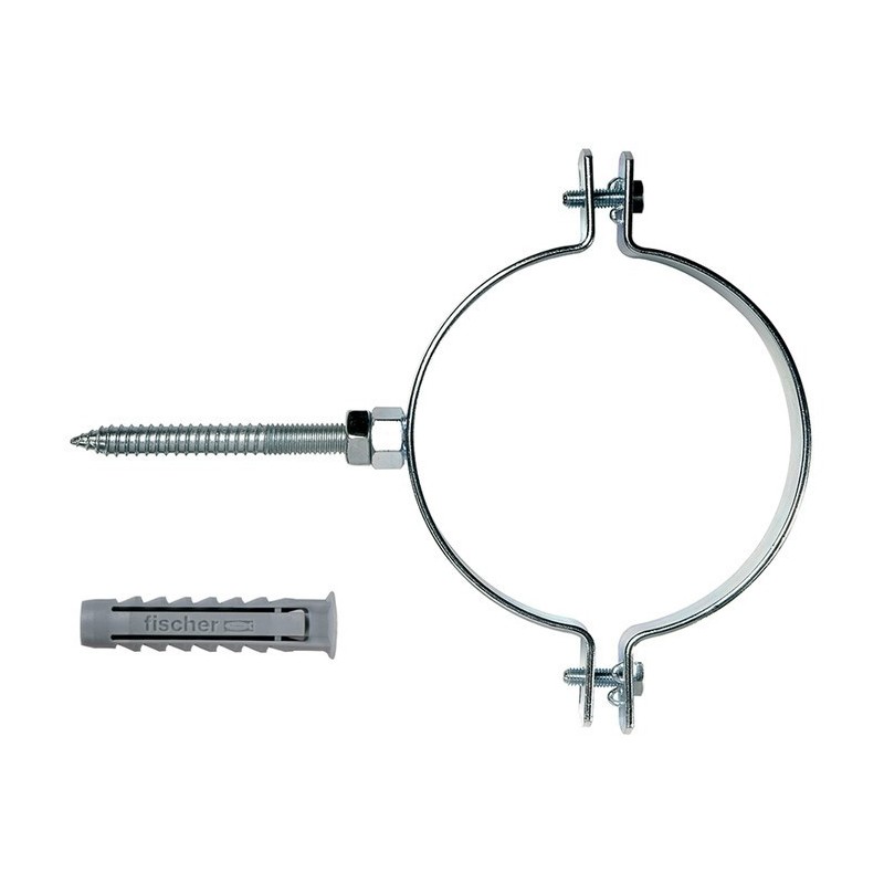 Collare per tubi CPE-SL 160 con viti e tassello Fischer 00507449