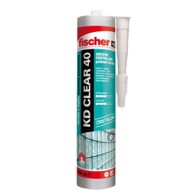 Adesivo sigillante KD CLEAR 40 cartuccia da 290ml Fischer 00544919